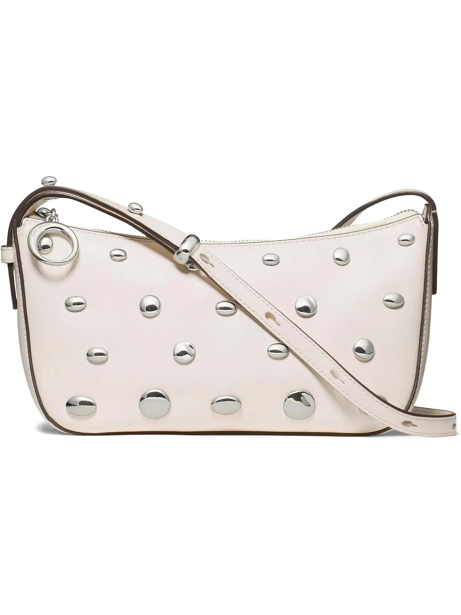 Сумка кросс-боди Kate Spade New York Halo Studded Fine Grain Leather Crossbody — изображение 1 из 4, бежевый