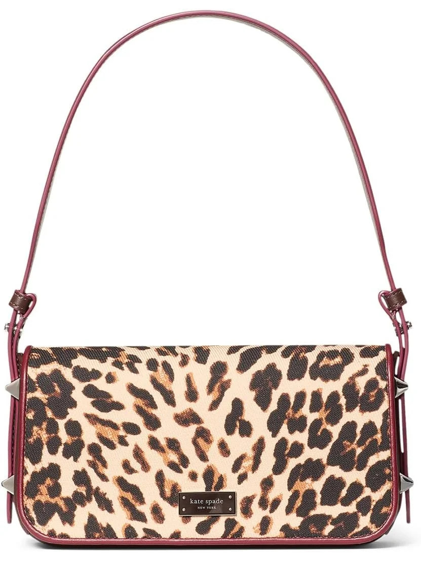 Сумка через плечо Kate Spade New York Liv Downtown Leopard Fabric Shoulder Bag