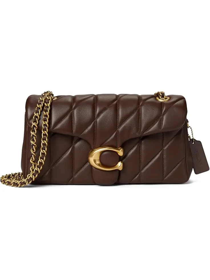 Сумка женская кросс-боди кожа наппа Coach Tabby 26 — изображение 1 из 4, зеленый