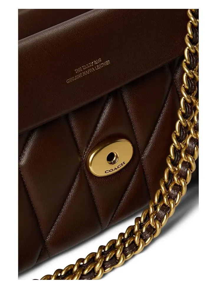 Сумка женская кросс-боди кожа наппа Coach Tabby 26 — изображение 4 из 4, зеленый