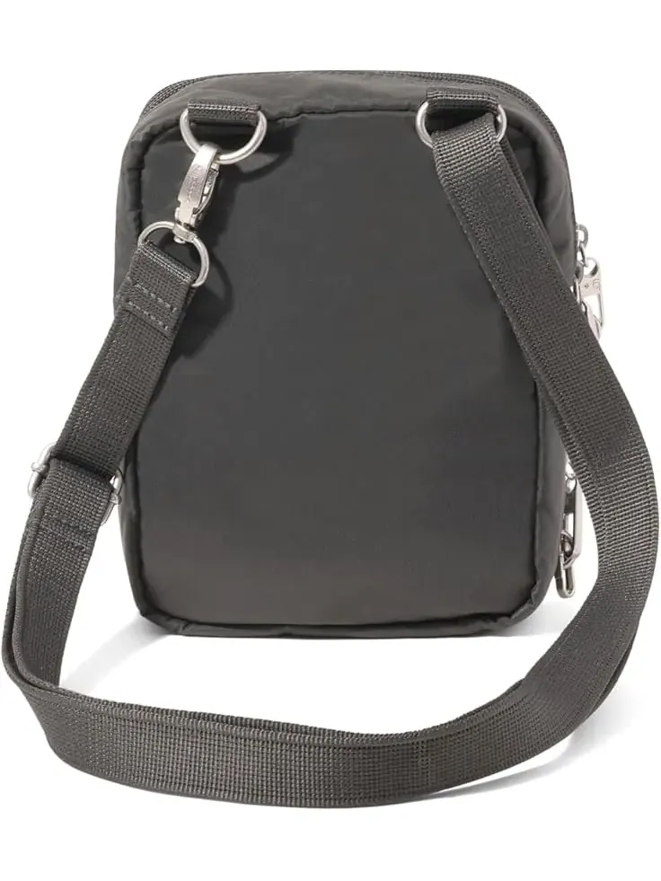 Женская противоугонная мини-сумка через плечо Securtex Everything Crossbody Baggallini — изображение 2 из 5, темно-серый
