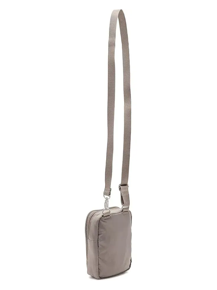 Женская противоугонная мини-сумка через плечо Securtex Everything Crossbody Baggallini — изображение 2 из 5, лунный камень