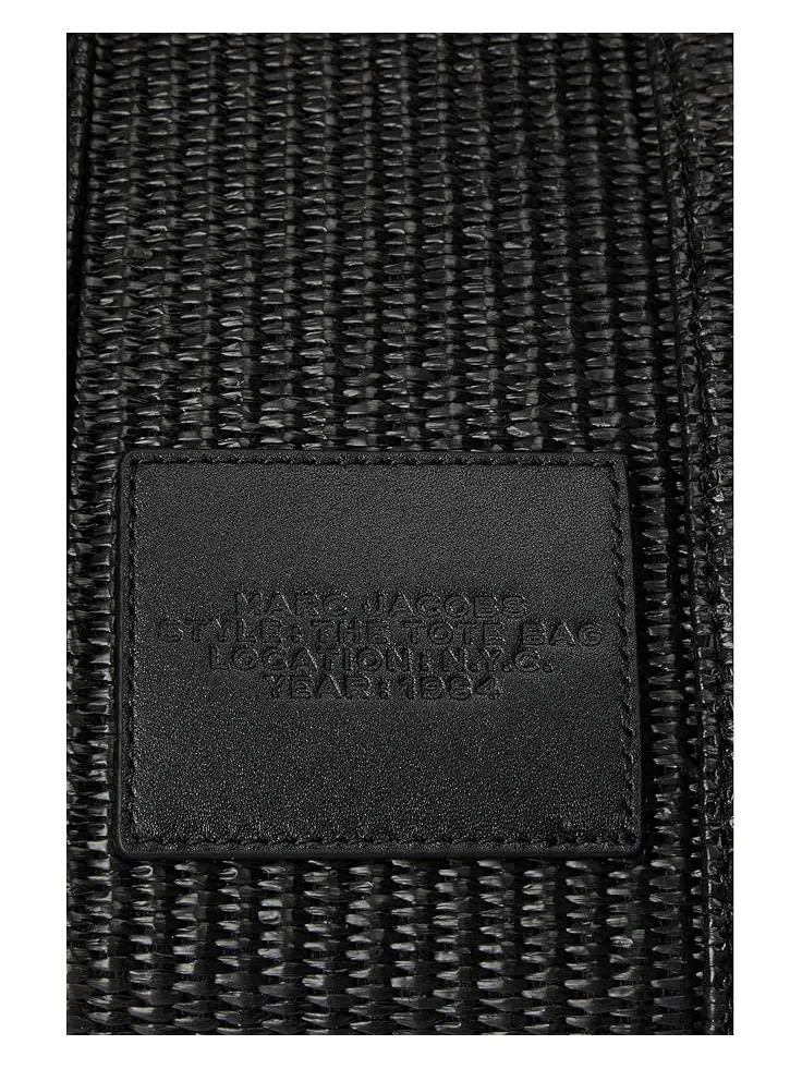 Женская маленькая плетеная сумка-тоут Marc Jacobs — изображение 4 из 6, черный