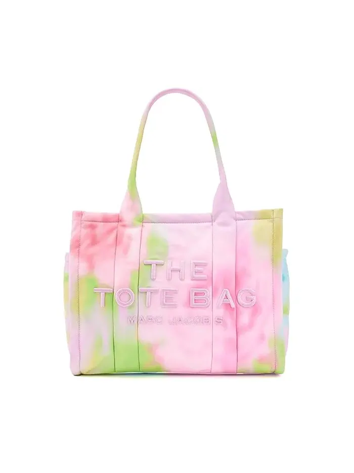 Сумка-тоут большая The Blurred Floral Large Puffy Nylon Marc Jacobs — изображение 1 из 5, розовый мульти