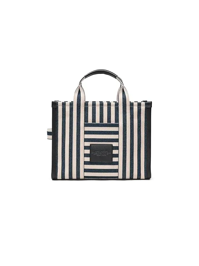 Сумка тоут из канваса The Stripe Canvas Medium Marc Jacobs — изображение 2 из 5, синий мульти