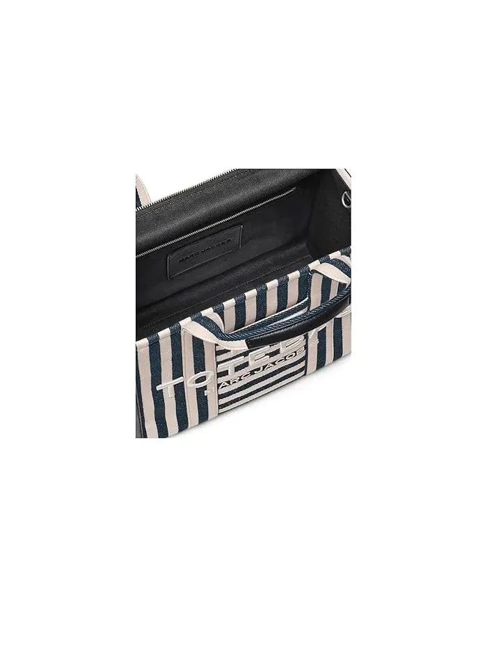 Сумка тоут из канваса The Stripe Canvas Medium Marc Jacobs — изображение 5 из 5, синий мульти