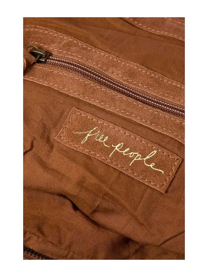 Сумка тоут Roma из замши Free People — изображение 2 из 3, красный