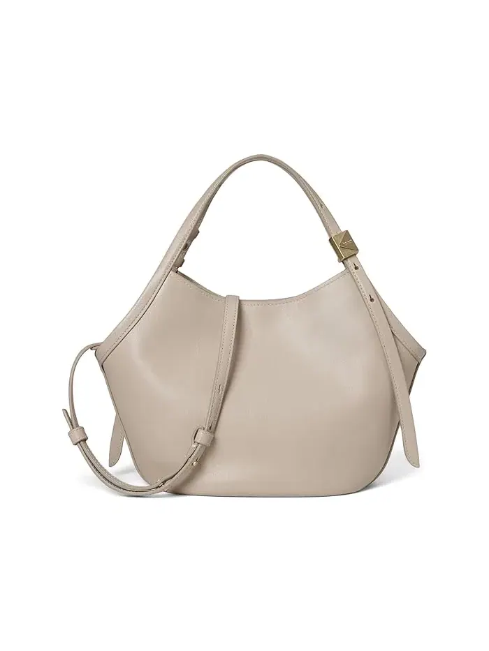 Сумка тоут из тонкой зернистой кожи Deco Fine Grain Leather Small Tulip Tote Kate Spade New York — изображение 1 из 5