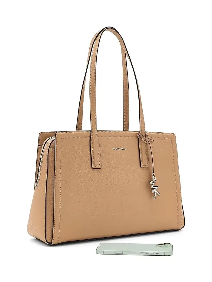 Сумка тоут Laila Medium MICHAEL Michael Kors — изображение 3 из 5, арахисовый