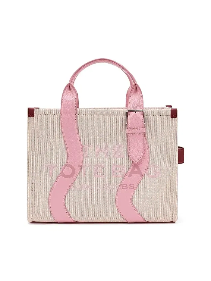 Сумка тоут канвасная средняя Marc Jacobs — изображение 1 из 5, черный/белый