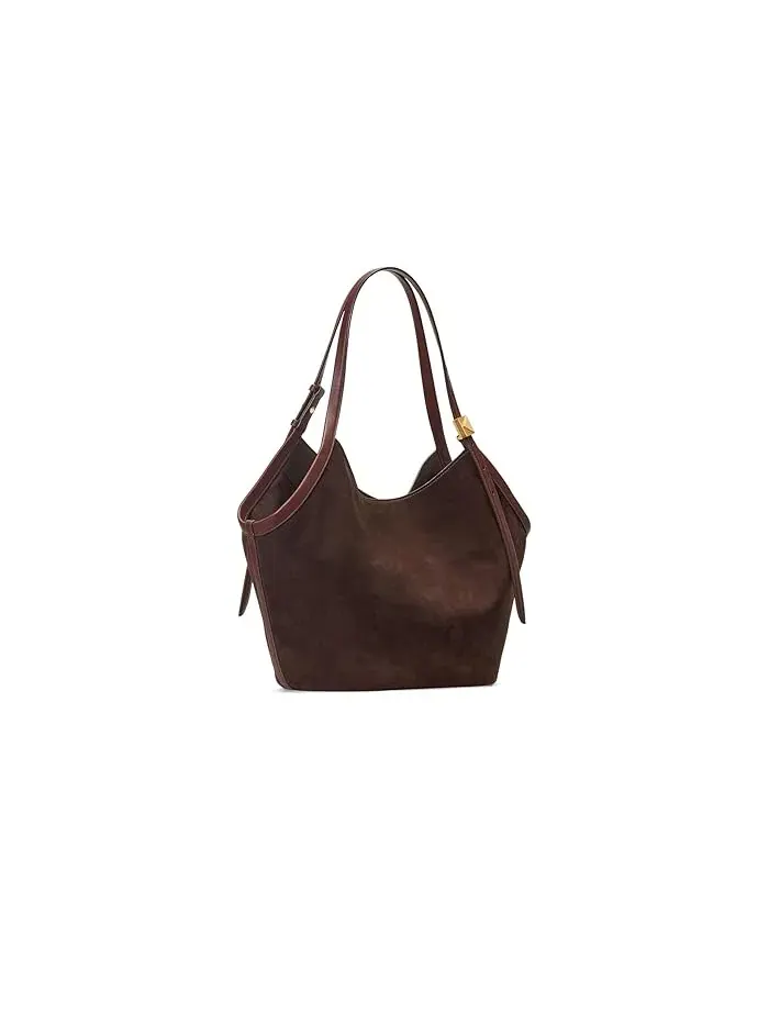 Сумка тоут Decо Suede Tulip Kate Spade New York — изображение 1 из 4, шоколадный