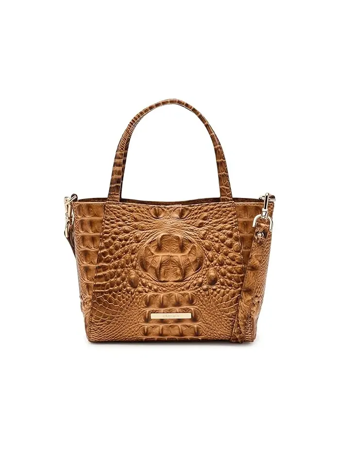 Сумка тоут Small Mona Brahmin — изображение 1 из 5, корица