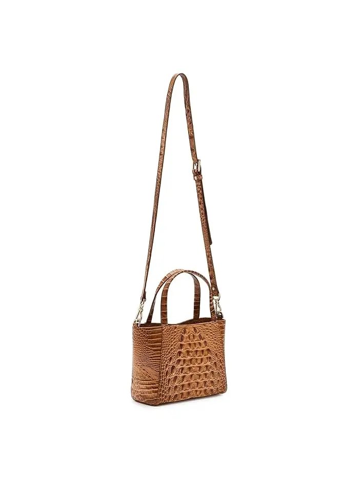 Сумка тоут Small Mona Brahmin — изображение 2 из 5, корица