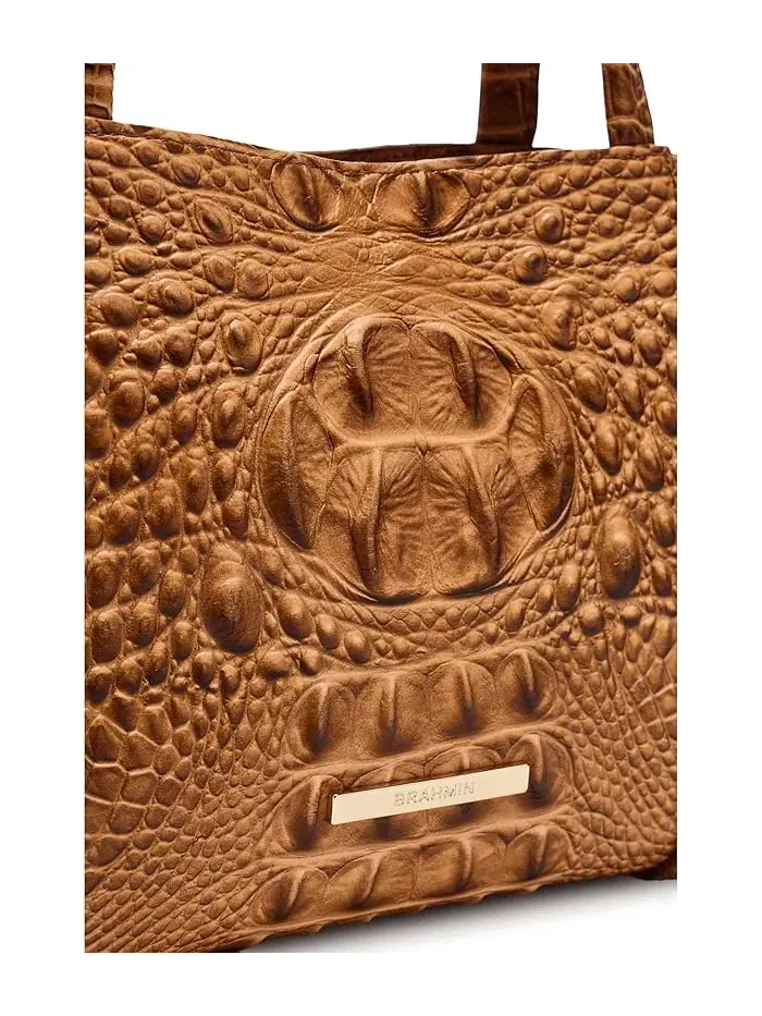Сумка тоут Small Mona Brahmin — изображение 4 из 5, корица