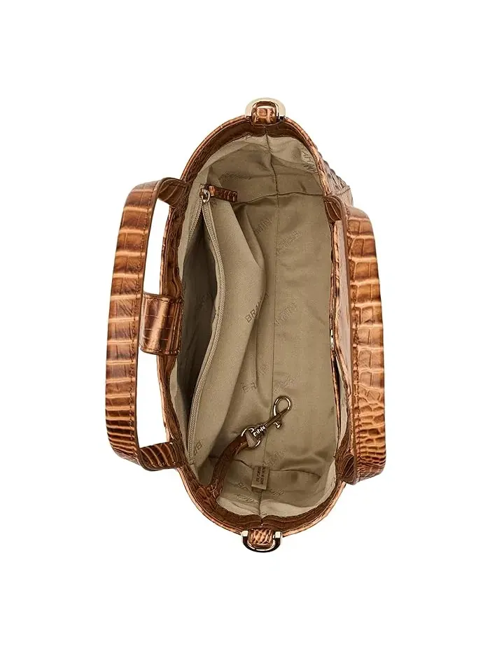 Сумка тоут Small Mona Brahmin — изображение 5 из 5, корица