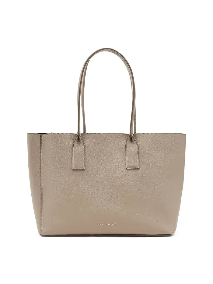 Сумка тоут кожаная The Pop J Marc Work Tote Marc Jacobs — изображение 1 из 5, слат