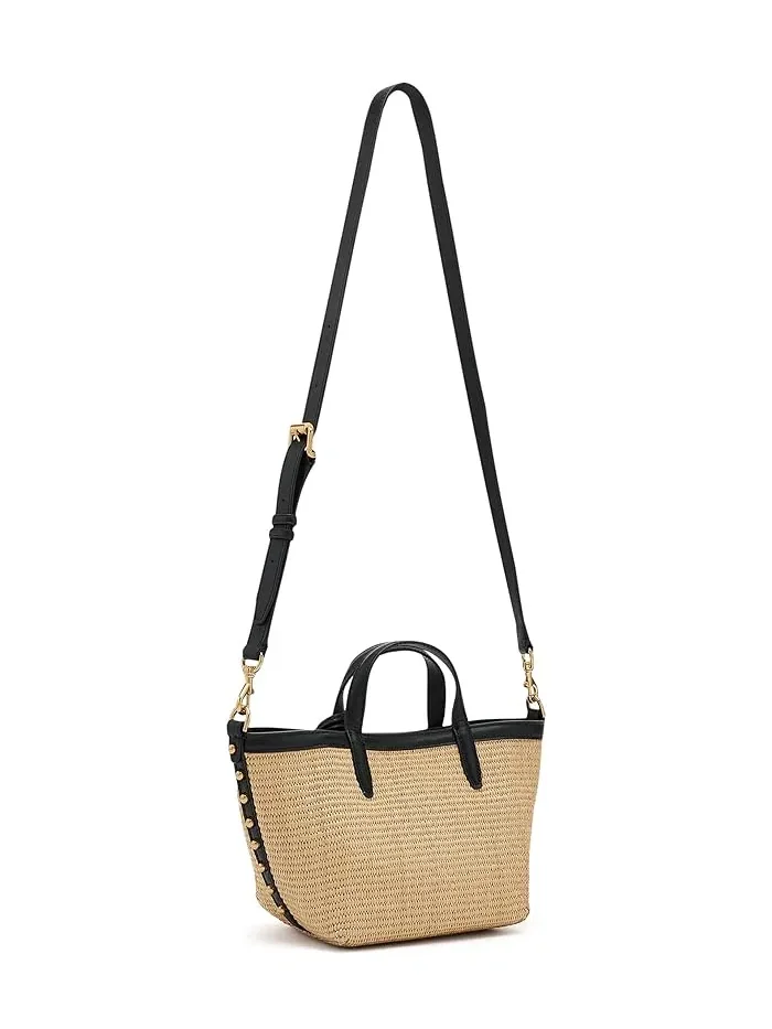 Сумка тоут из соломы Riley SM Rebecca Minkoff — изображение 2 из 5, прозрачный