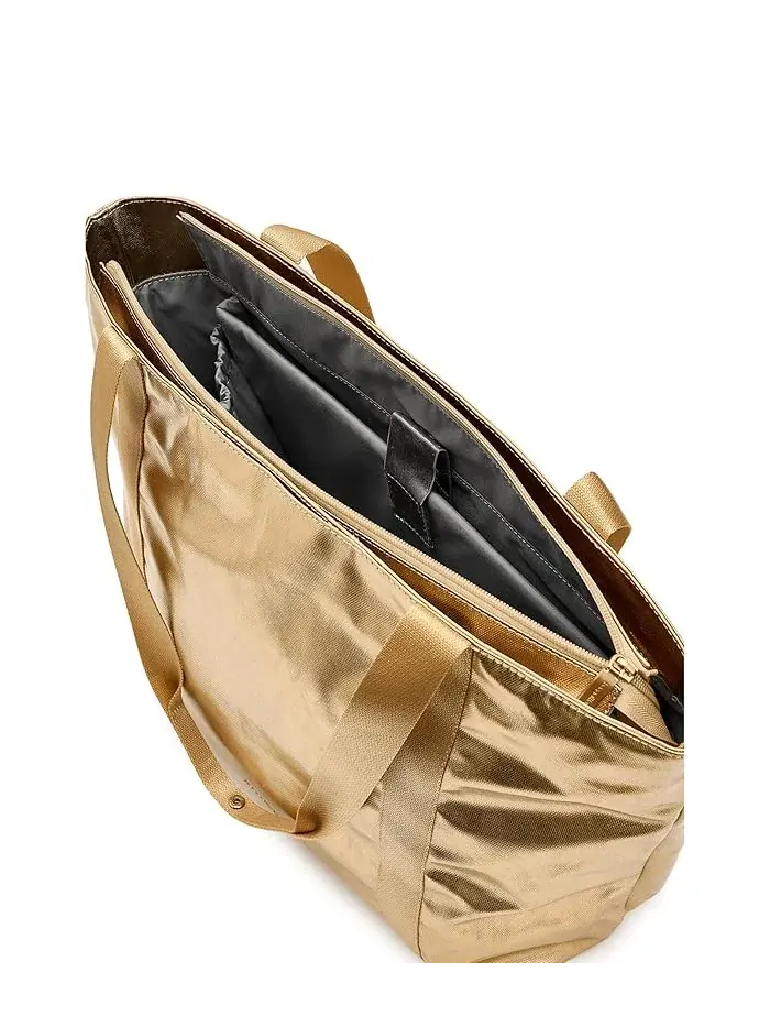 Сумка-тоут Via Tote Baggallini — изображение 5 из 5, золотистый металлик