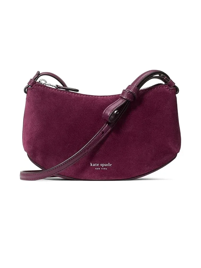 Сумка кросс-боди Loop Suede Kate Spade New York — изображение 1 из 4, фиолетовый