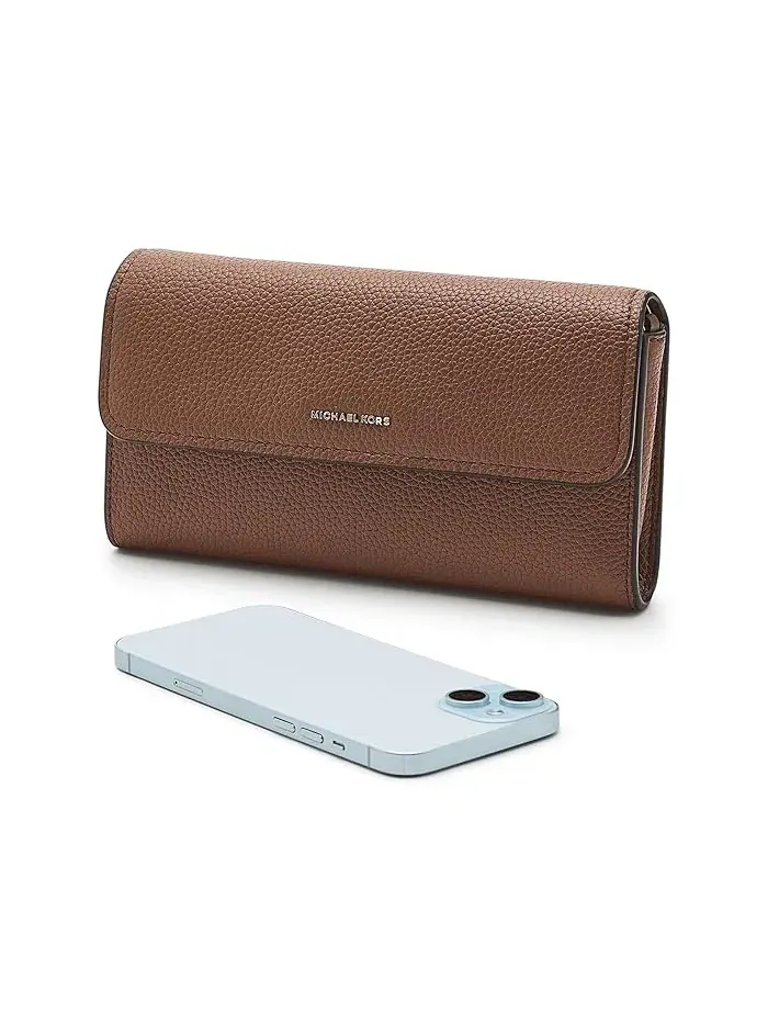 Сумка кросс-боди кожаная Jet Set Small East West Phone Crossbody MICHAEL Michael Kors — изображение 3 из 5, синий