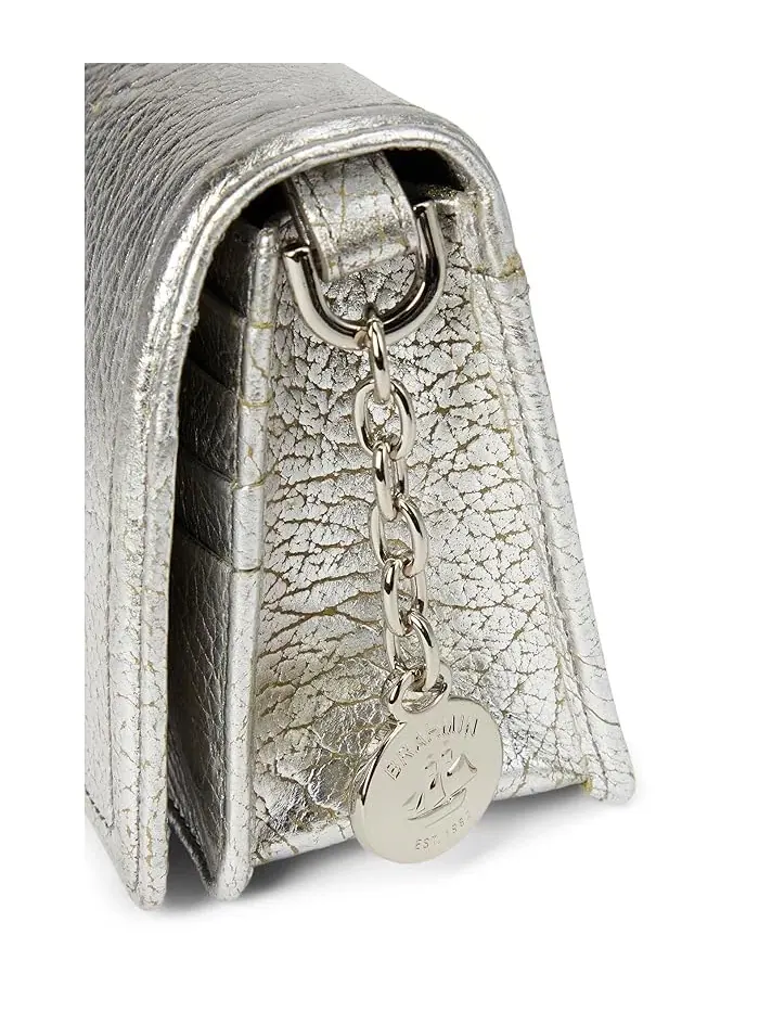 Сумка кросс-боди Minuette Brahmin — изображение 4 из 5, серебряный
