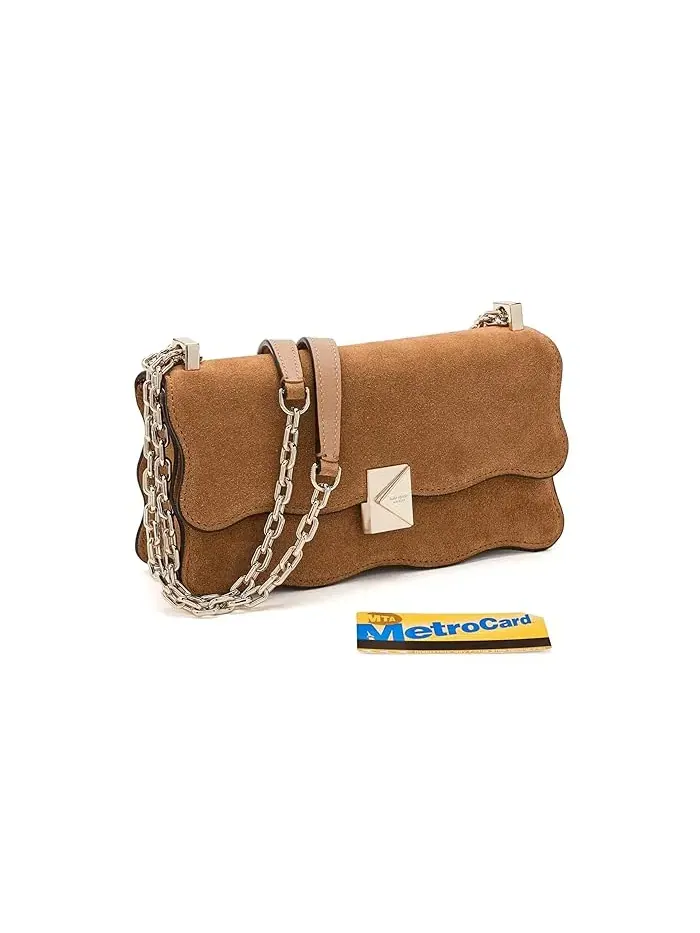 Сумка кросс-боди мини из замши Deco Wavy Kate Spade New York — изображение 3 из 5, морской