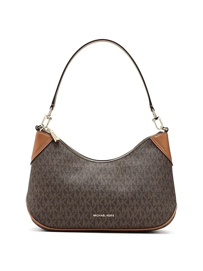 Сумка кроссбоди Jet Set Medium Convertible Pouchette MICHAEL Michael Kors — изображение 1 из 5, коричневый