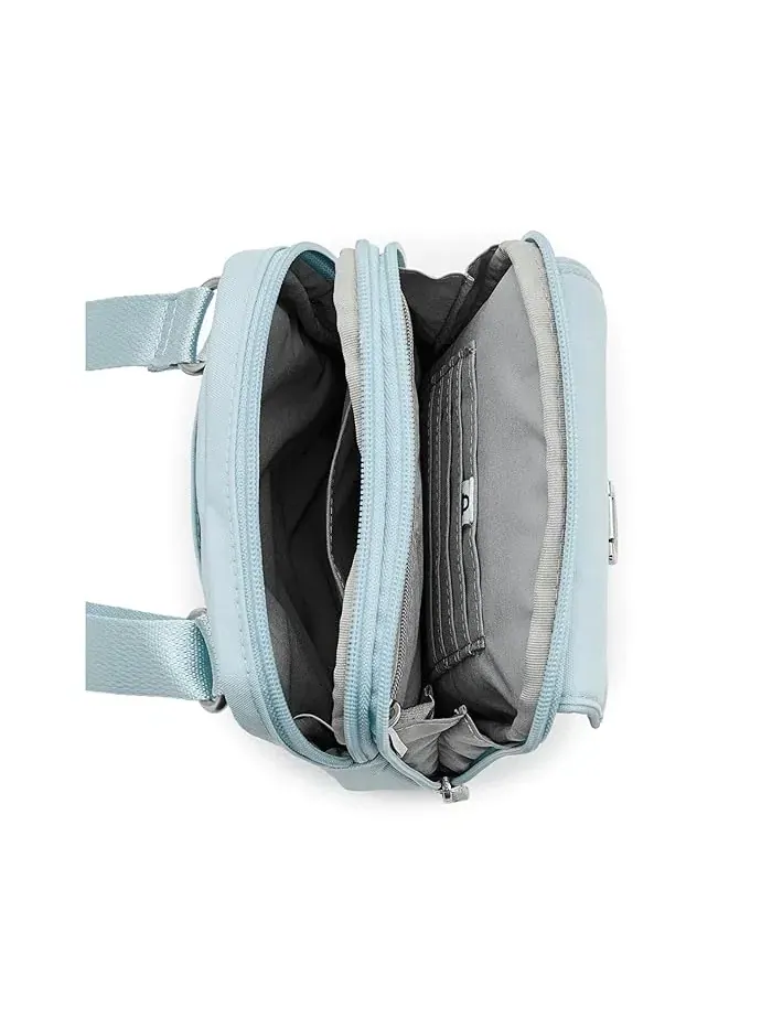 Сумка кросс-боди с замком-защелкой Coastal Flip Lock Venture Baggallini — изображение 5 из 5, бассейн-синий