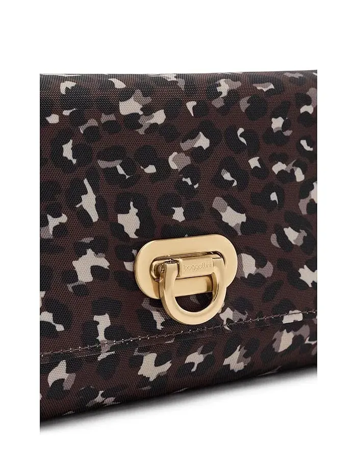 Кошелек-кроссбоди с RFID-защитой Coastal Flip Lock Baggallini — изображение 4 из 5, золотистый