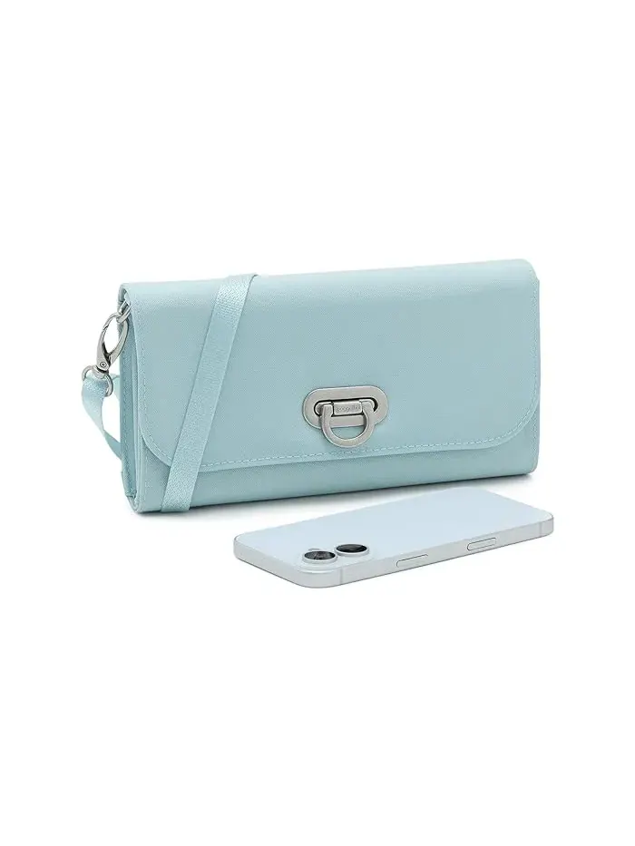 Сумка кросс-боди RFID-защита Coastal Flip Lock Baggallini — изображение 3 из 5, темно-синий