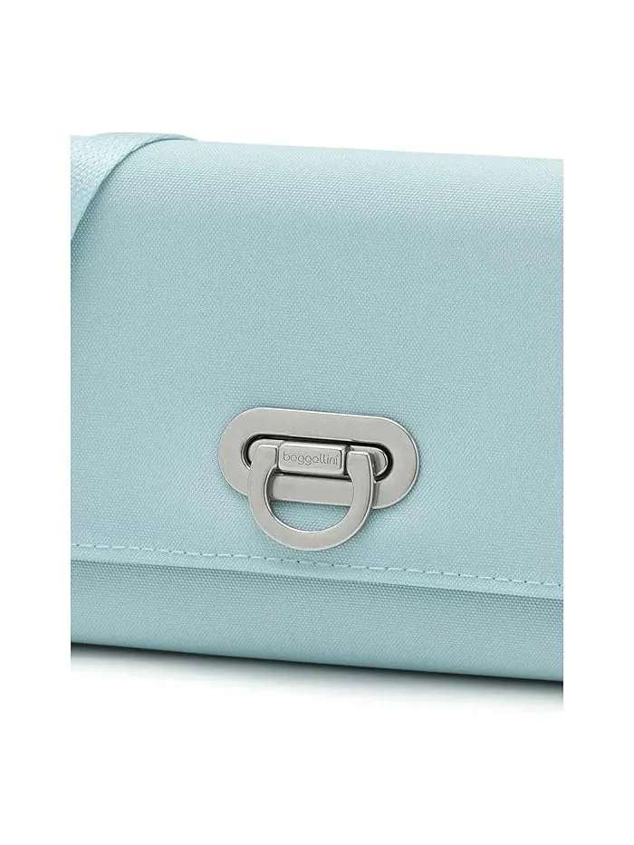 Сумка кросс-боди RFID-защита Coastal Flip Lock Baggallini — изображение 4 из 5, темно-синий