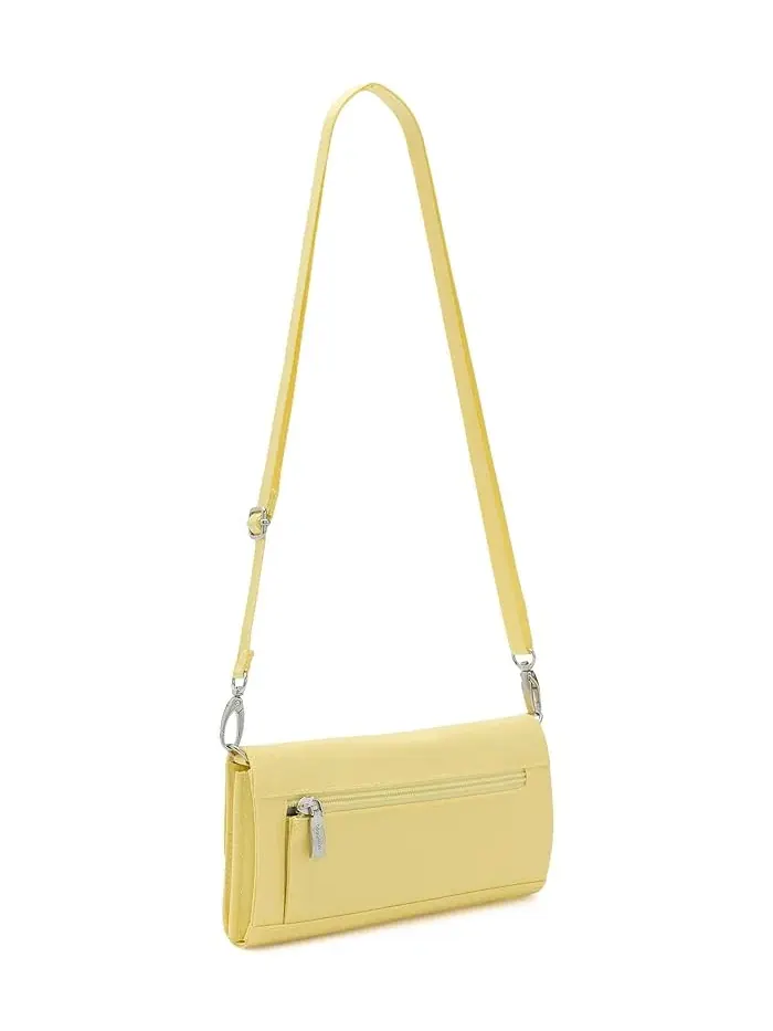 Кошелек-кроссбоди Coastal Flip Lock RFID Baggallini — изображение 2 из 5, желтый
