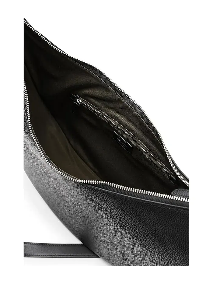 Сумка кросс-боди Duo Pebbled Leather Large Kate Spade New York — изображение 5 из 5, черный