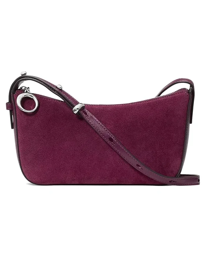 Сумка кросс-боди Halo Suede Kate Spade New York — изображение 1 из 5, фиолетовый