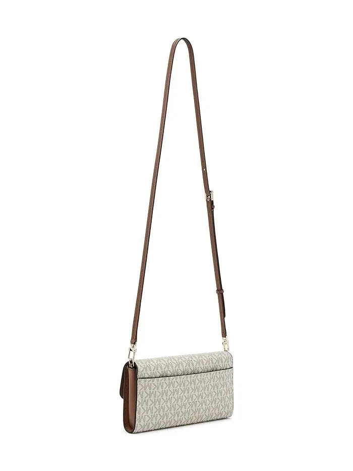 Сумка кросс-боди Jet Set Small East West Phone MICHAEL Michael Kors — изображение 2 из 5, ваниль/орех
