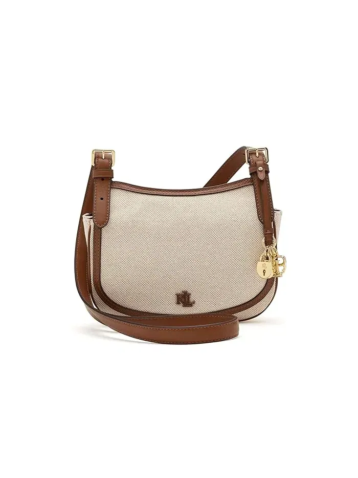 Сумка кросс-боди Canvas Medium Marcy Lauren Ralph Lauren — изображение 1 из 5, натуральный//бежевый