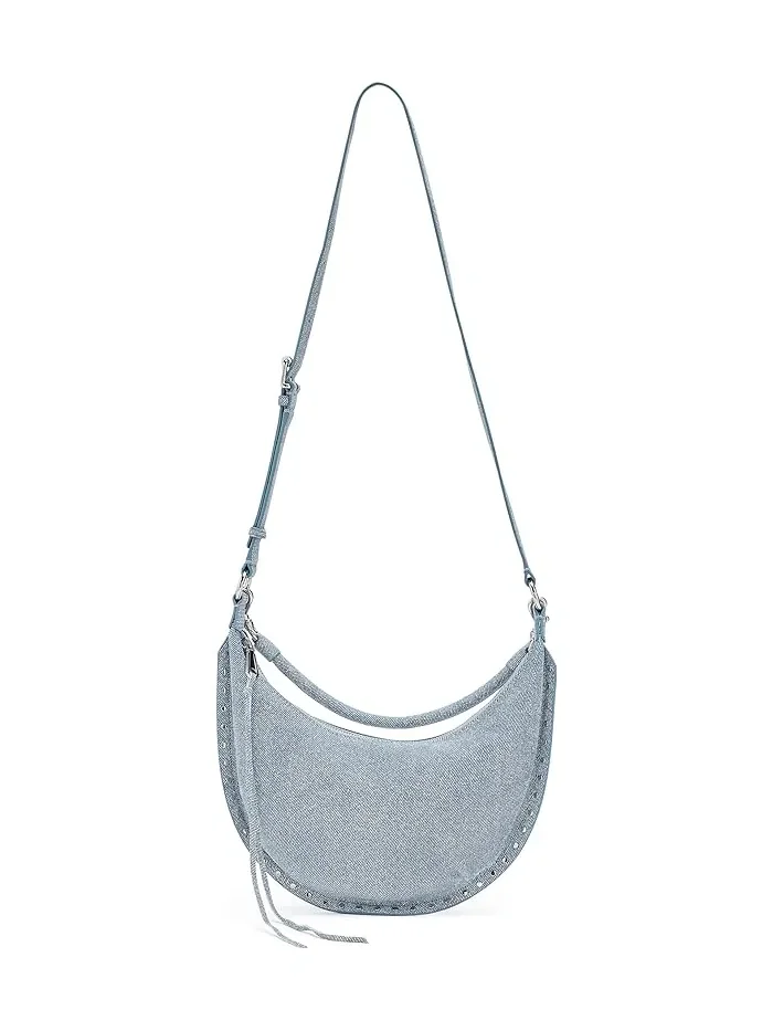 Сумка кросс-боди Rebecca Minkoff Darren SM Crescent — синий