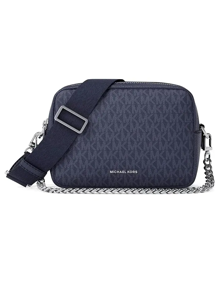 Сумка кросс-боди с двойной молнией Bryant Medium MICHAEL Michael Kors — изображение 1 из 3, синий