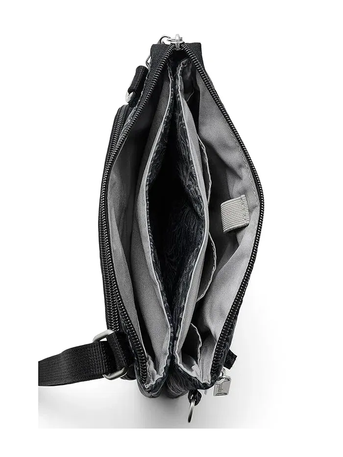 Сумка кросс-боди Classic Anti-Theft Stash Baggallini — изображение 5 из 5, полуночный цветок