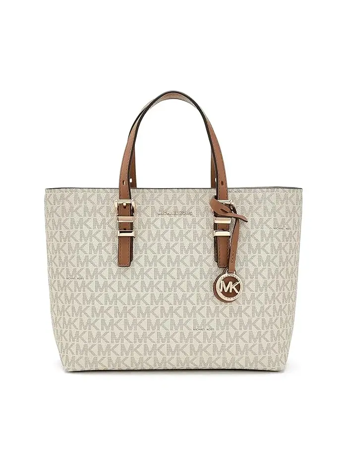 Сумка-тоут кросс-боди Quinn Small East West MICHAEL Michael Kors — изображение 1 из 5, ваниль/орех
