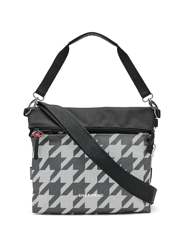 Сумка кросс-боди антикражная Vale Sherpani, Houndstooth — изображение 1 из 5, гондообразный узор