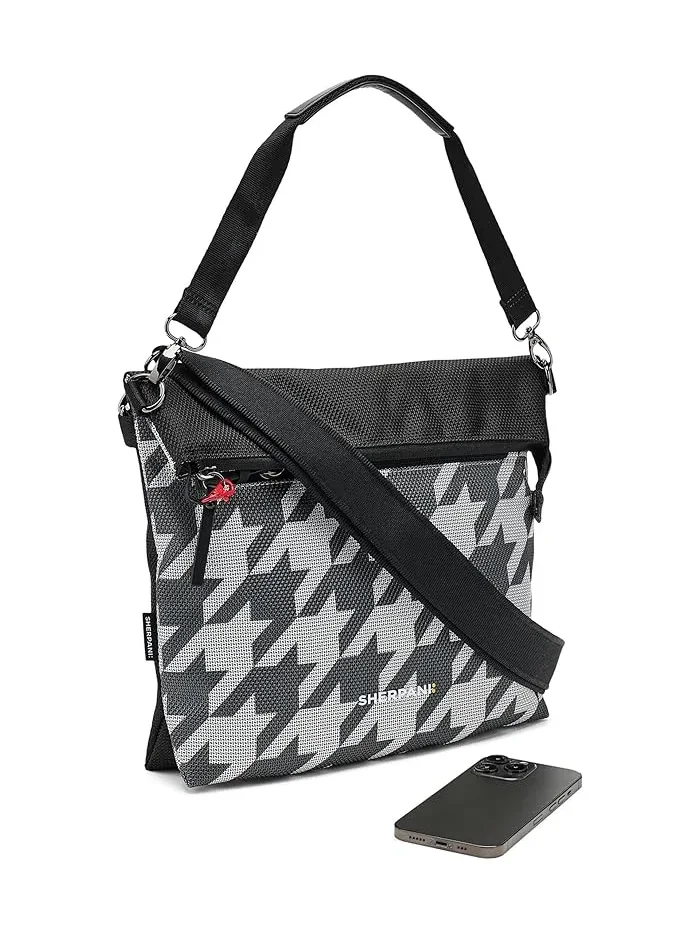 Сумка кросс-боди антикражная Vale Sherpani, Houndstooth — изображение 3 из 5, гондообразный узор