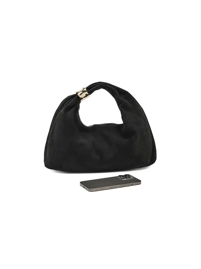 Сумка-кольцо Suede Hand Held Ring Pouch Madewell — 3