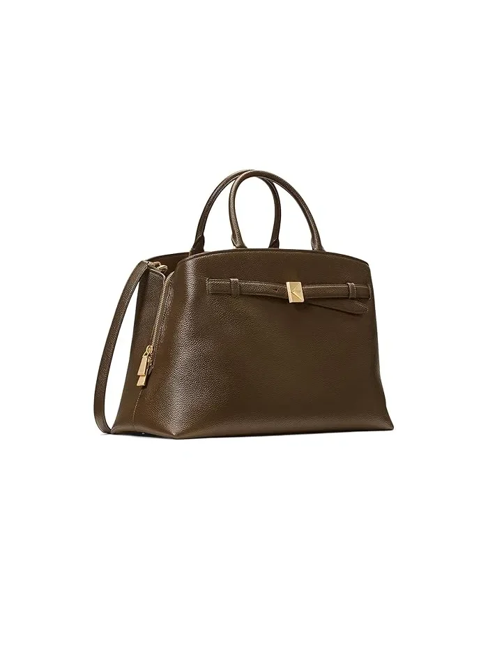 Сумка кожаная тисненая Deco Large Satchel Kate Spade New York — 1