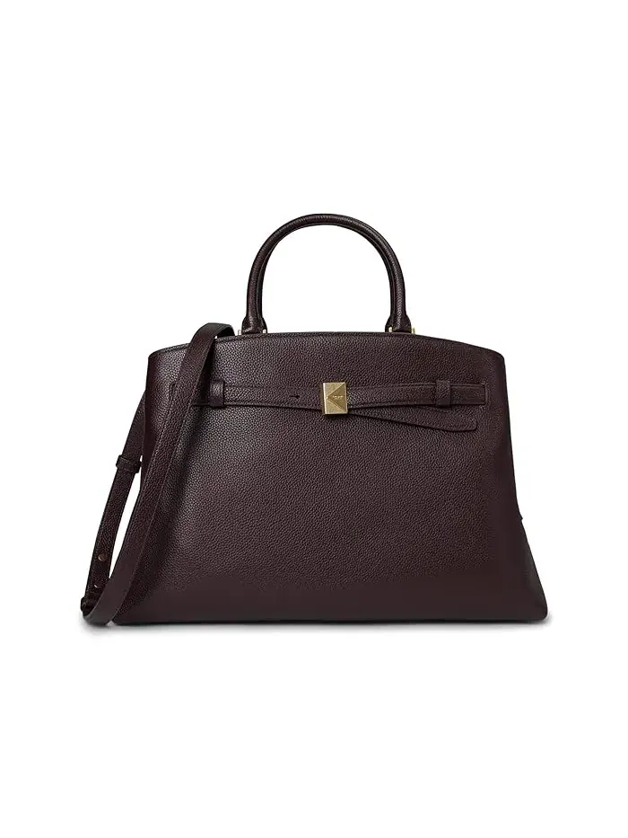 Сумка из пеббл-кожи сатчел Deco Pebbled Leather Large Satchel Kate Spade New York — 1