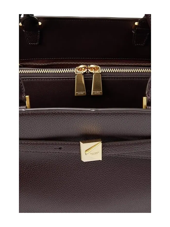 Сумка из пеббл-кожи сатчел Deco Pebbled Leather Large Satchel Kate Spade New York — 4