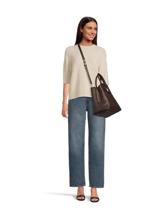 Сумка из пеббл-кожи сатчел Deco Pebbled Leather Large Satchel Kate Spade New York — 5