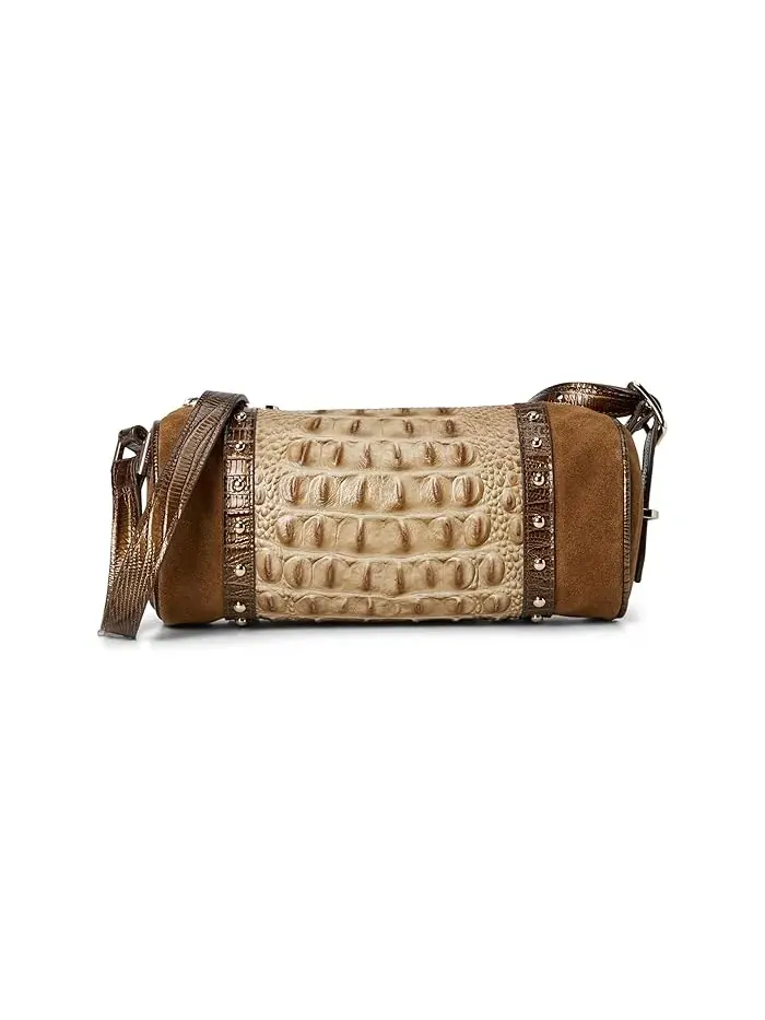 Сумка баррел кожаная Billie Brahmin — изображение 1 из 5, оттенок вечный