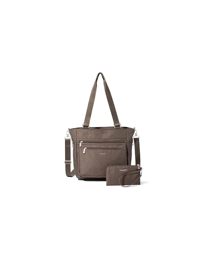 Сумка для покупок Modern Everyday Shopper Baggallini — изображение 1 из 5, коричневый