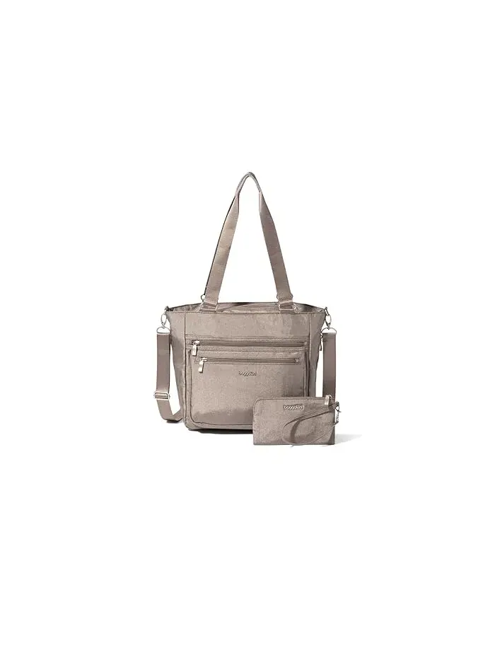 Сумка-шоппер Modern Everyday Shopper Baggallini — изображение 1 из 5, серебристый